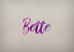 Bette Watercolor Name DP