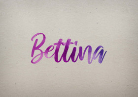 Bettina Watercolor Name DP
