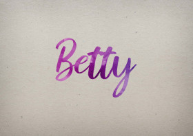 Betty Watercolor Name DP