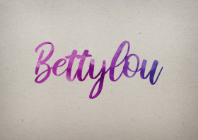 Bettylou Watercolor Name DP