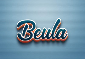 Cursive Name DP: Beula