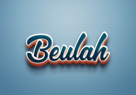 Cursive Name DP: Beulah