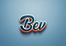 Cursive Name DP: Bev