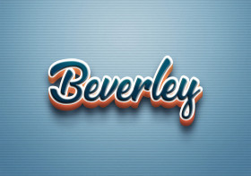 Cursive Name DP: Beverley