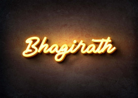 Glow Name Profile Picture for Bhagirath