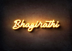 Glow Name Profile Picture for Bhagirathi