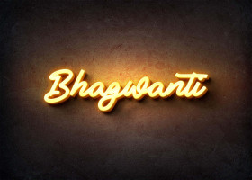Glow Name Profile Picture for Bhagwanti