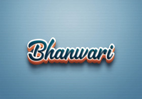Cursive Name DP: Bhanwari