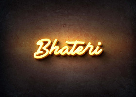Glow Name Profile Picture for Bhateri