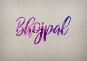 Bhojpal Watercolor Name DP