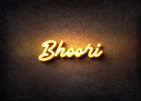 Glow Name Profile Picture for Bhoori