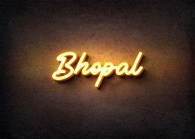 Glow Name Profile Picture for Bhopal