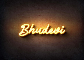 Glow Name Profile Picture for Bhudevi