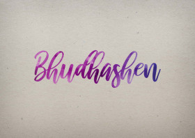 Bhudhashen Watercolor Name DP