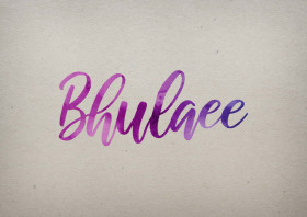Bhulaee Watercolor Name DP