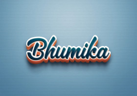 Cursive Name DP: Bhumika