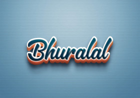Cursive Name DP: Bhuralal