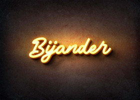 Glow Name Profile Picture for Bijander