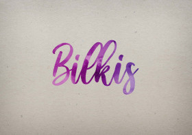 Bilkis Watercolor Name DP
