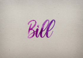 Bill Watercolor Name DP