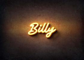Glow Name Profile Picture for Billy