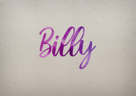 Billy Watercolor Name DP