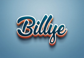 Cursive Name DP: Billye