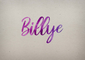 Billye Watercolor Name DP
