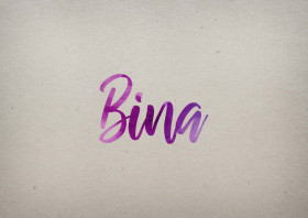 Bina Watercolor Name DP