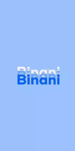 Name DP: Binani