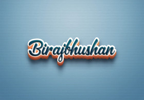 Cursive Name DP: Birajbhushan