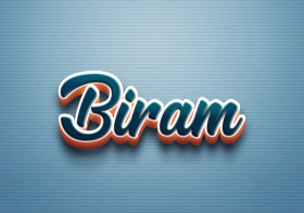 Cursive Name DP: Biram