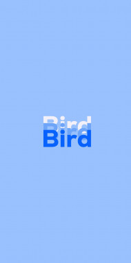 Name DP: Bird
