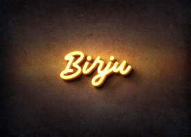 Glow Name Profile Picture for Birju