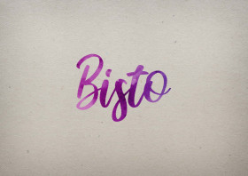 Bisto Watercolor Name DP