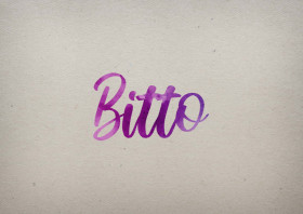 Bitto Watercolor Name DP