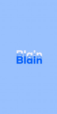 Name DP: Blain