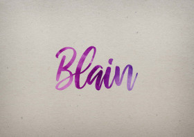 Blain Watercolor Name DP