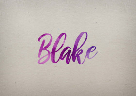 Blake Watercolor Name DP