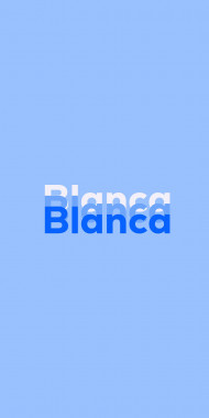 Name DP: Blanca