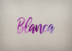 Blanca Watercolor Name DP