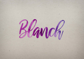 Blanch Watercolor Name DP