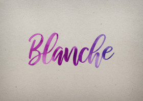 Blanche Watercolor Name DP
