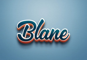 Cursive Name DP: Blane