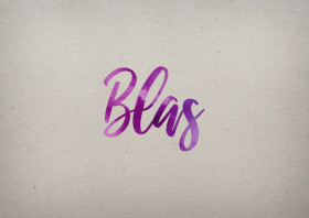 Blas Watercolor Name DP