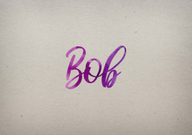 Bob Watercolor Name DP