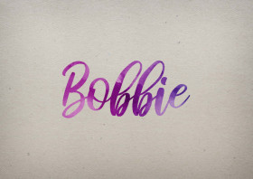 Bobbie Watercolor Name DP