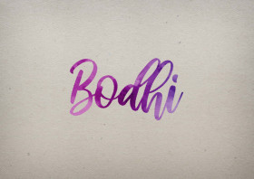 Bodhi Watercolor Name DP