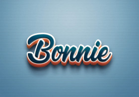Cursive Name DP: Bonnie