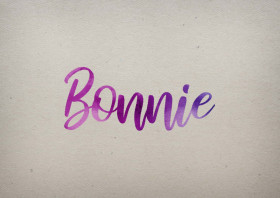 Bonnie Watercolor Name DP